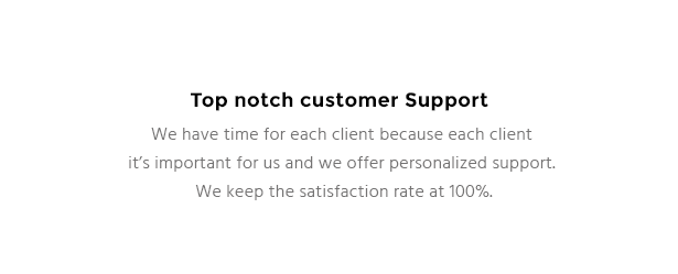 Conference - Top notch customer Support