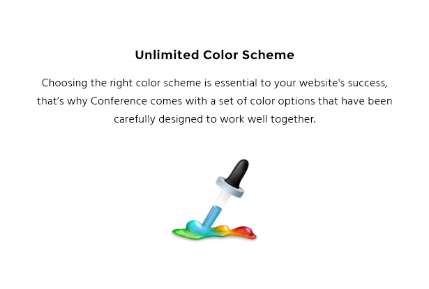 Conference - Unlimited colors cheme