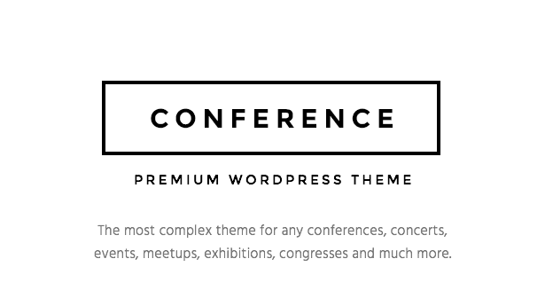 Conference - WordPress Theme