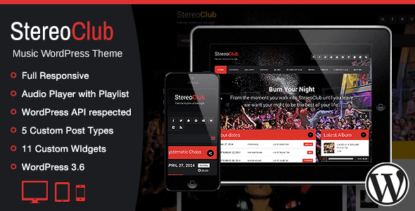 StereoClub WordPress Theme