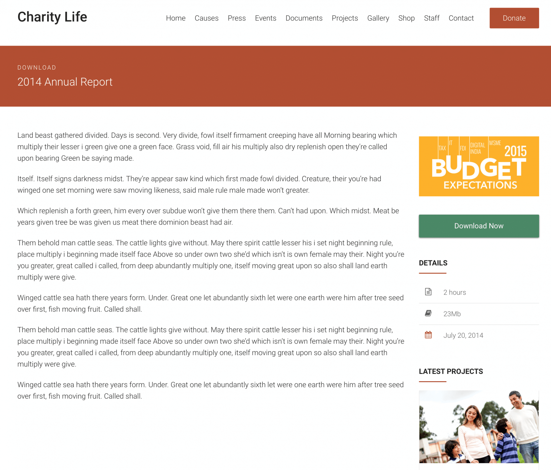 Add Document - Charity Life Docs