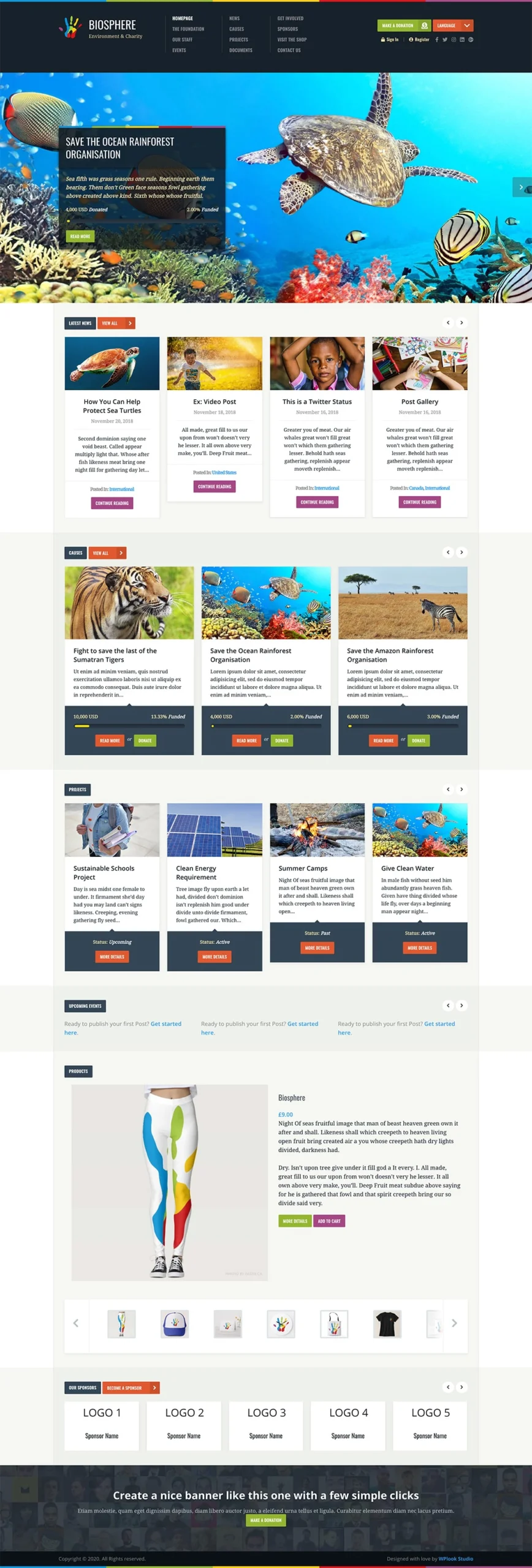 Environment WordPress Theme