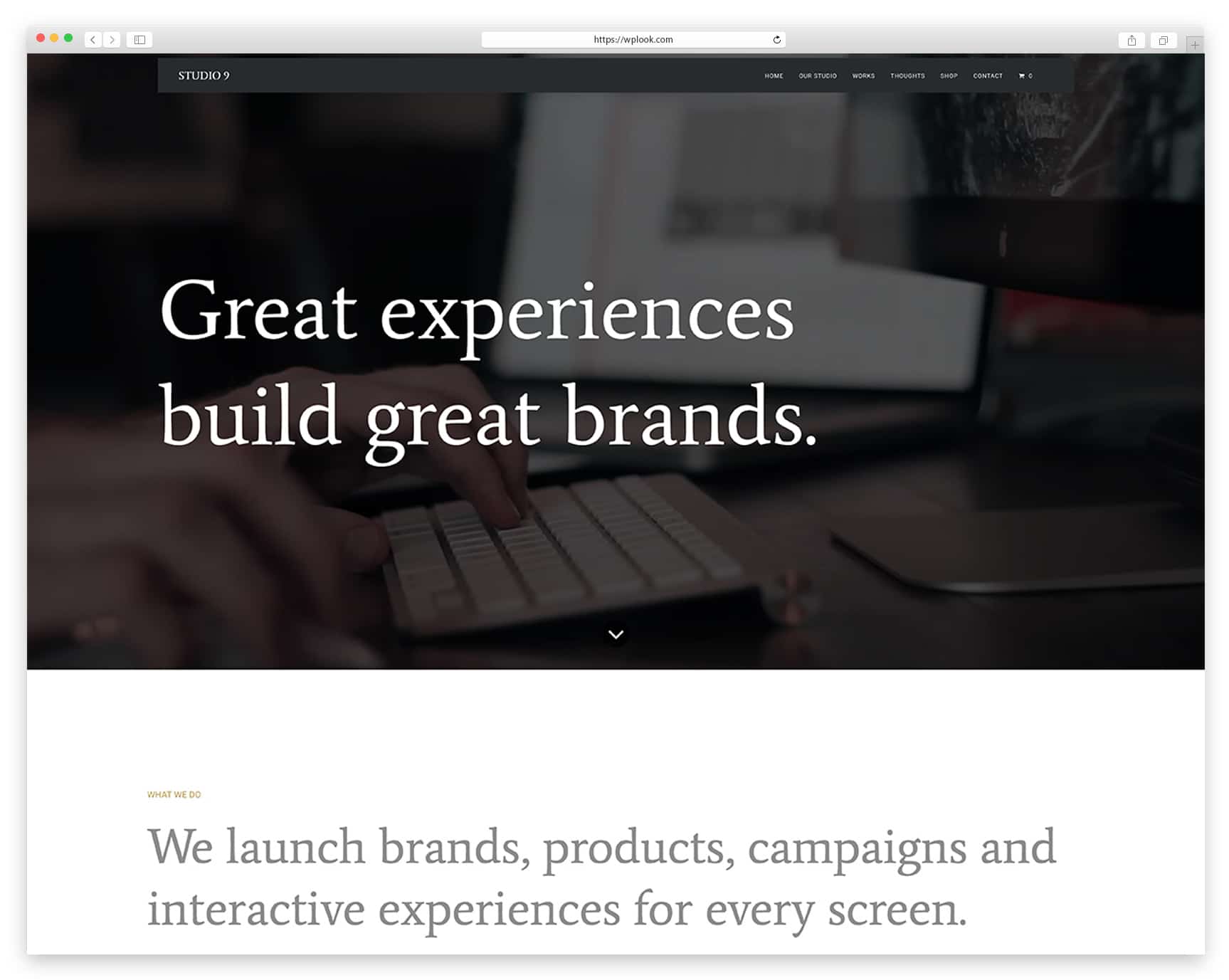 Best WordPress Themes for Creative Agency - Studio 9