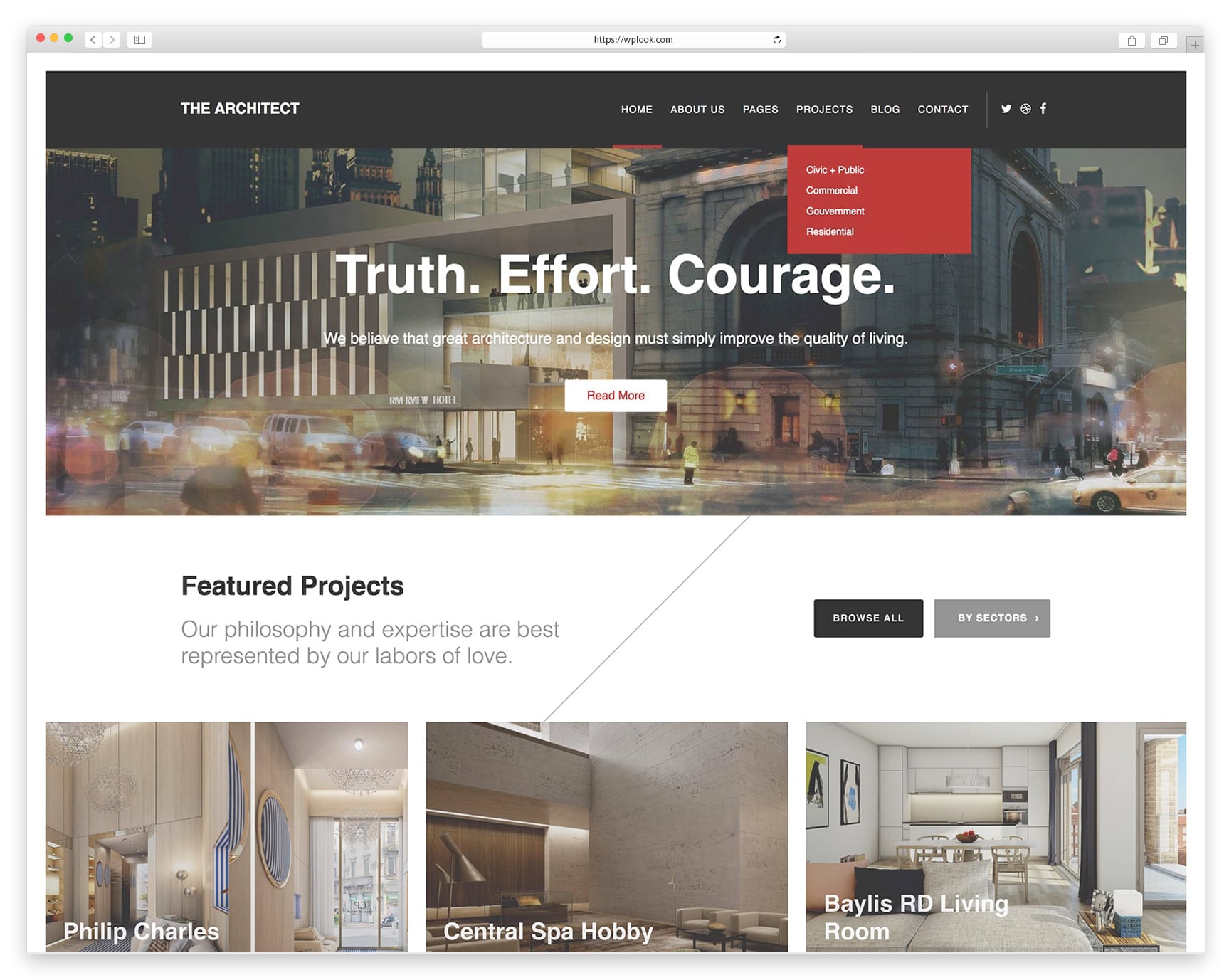 The Architect Wordpress Theme Designed For Architects