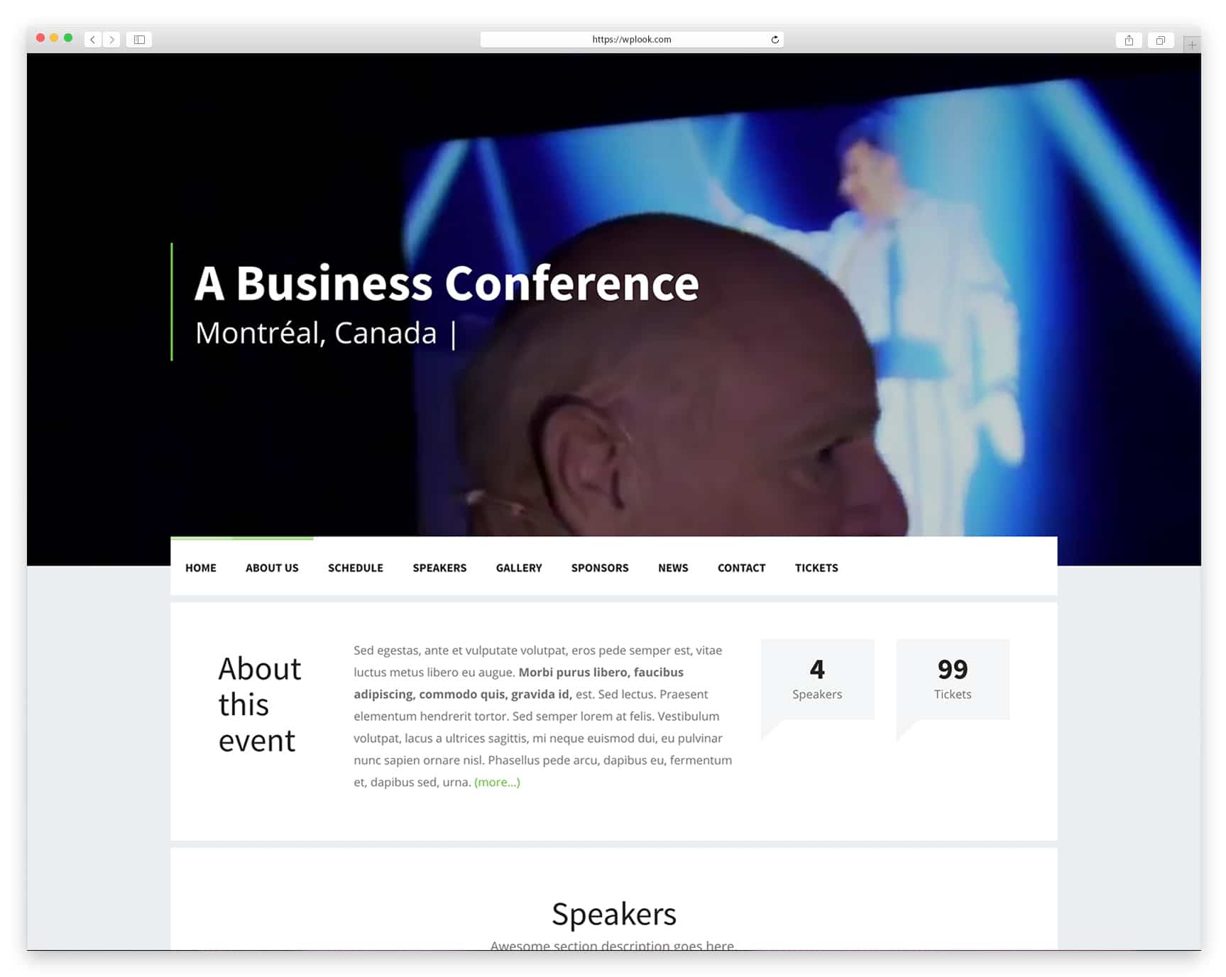 Best WordPress Theme For Events