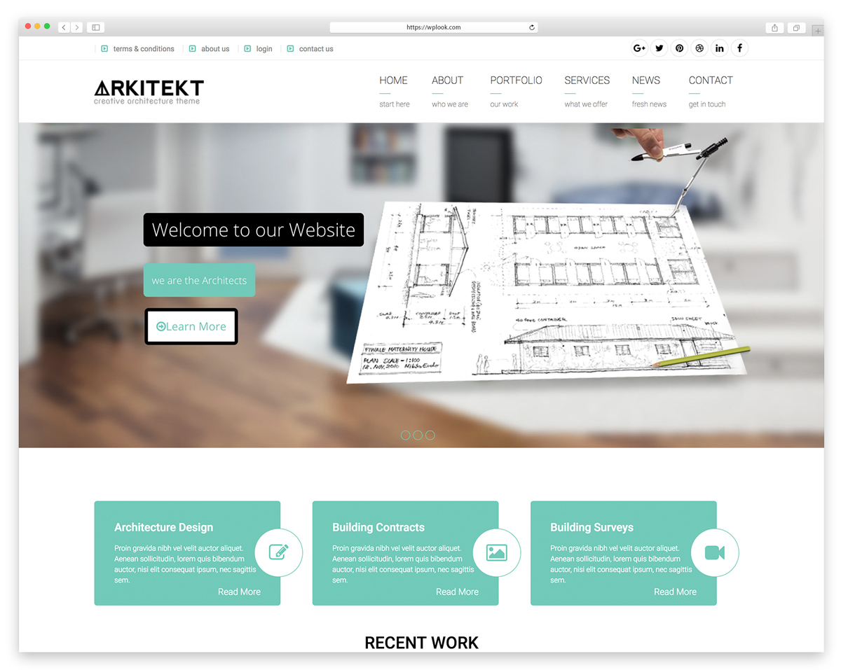 Arkitekt - Architecture WordPress Theme