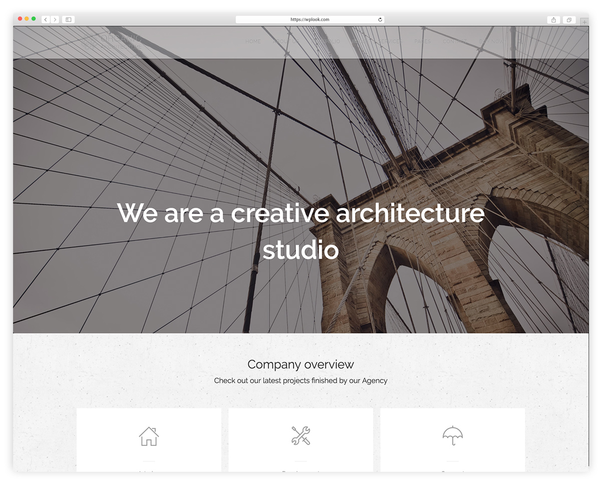 Organic - Architecture & Creatives WordPress Theme