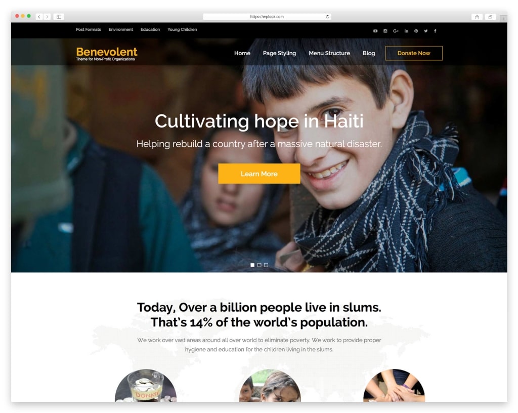 2022 Best Free WordPress Themes for Charity/Nonprofit WPlook Themes