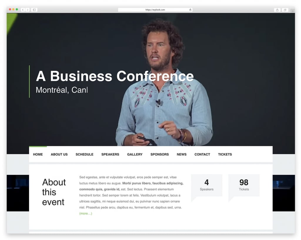 Event WordPress Theme