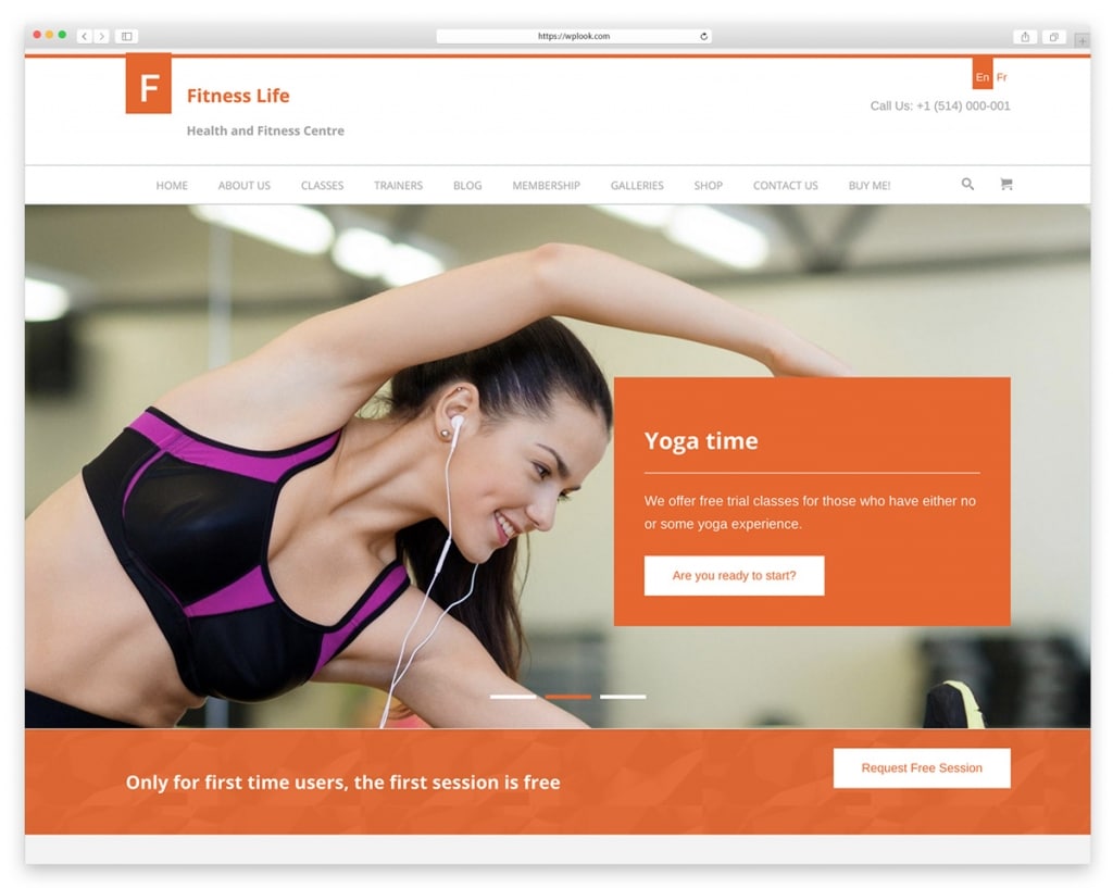 FitnessLife - WooCommerce Theme for Gym and Trainers