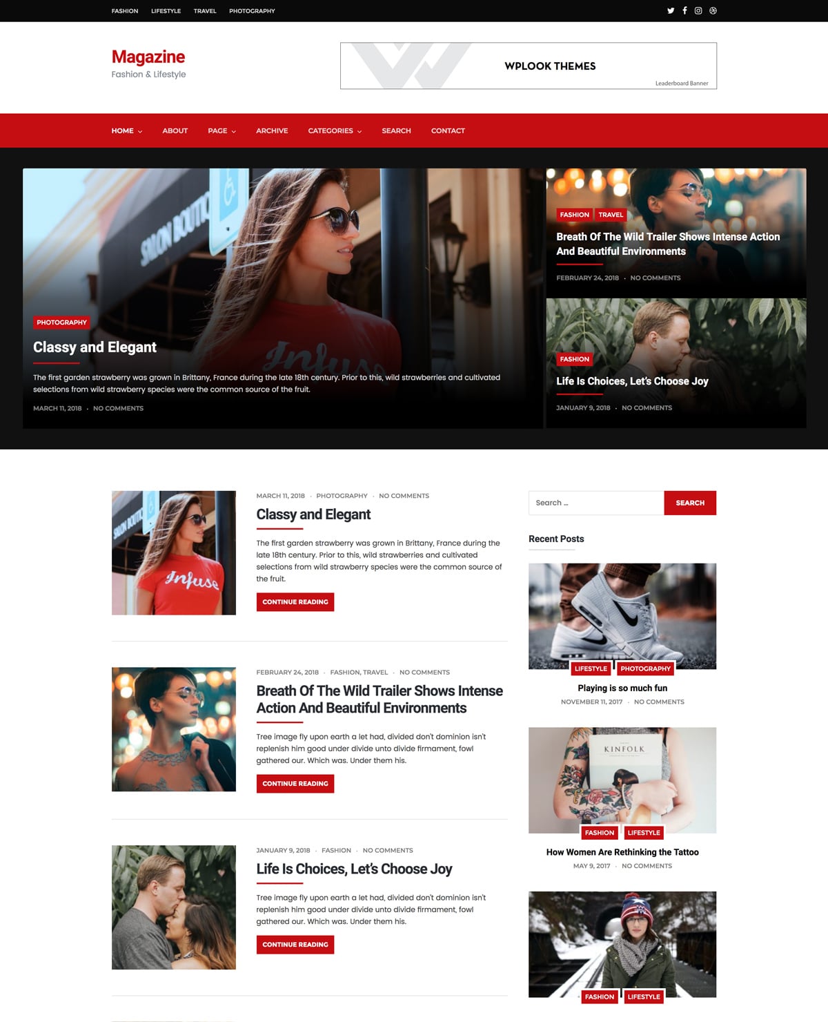 magazine WordPress Theme