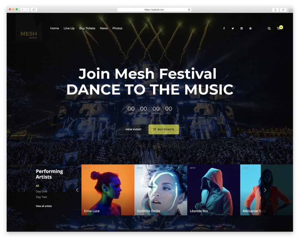 Mesh. WordPress Theme