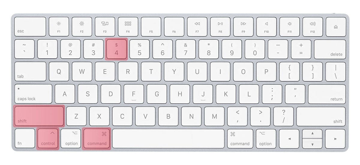 keyboard key for screenshot mac