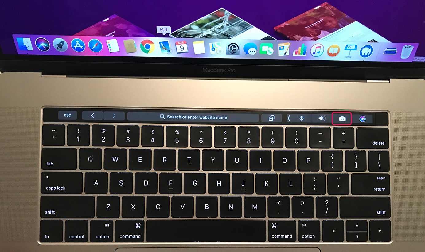 Print Screen Touch Bar Mac