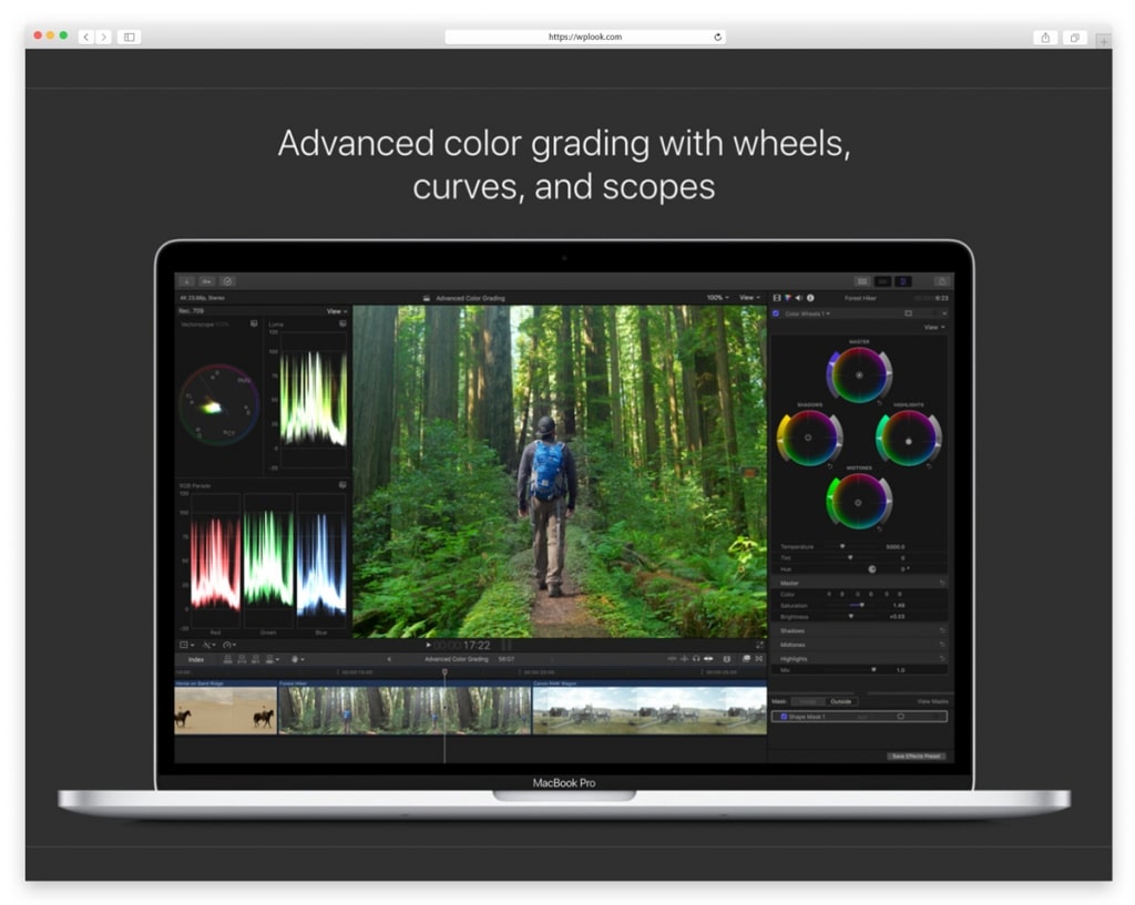 programs like final cut pro for mac