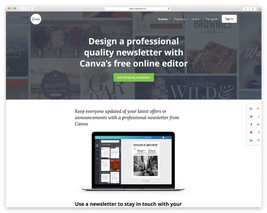 Canva - Email Newsletter Toole