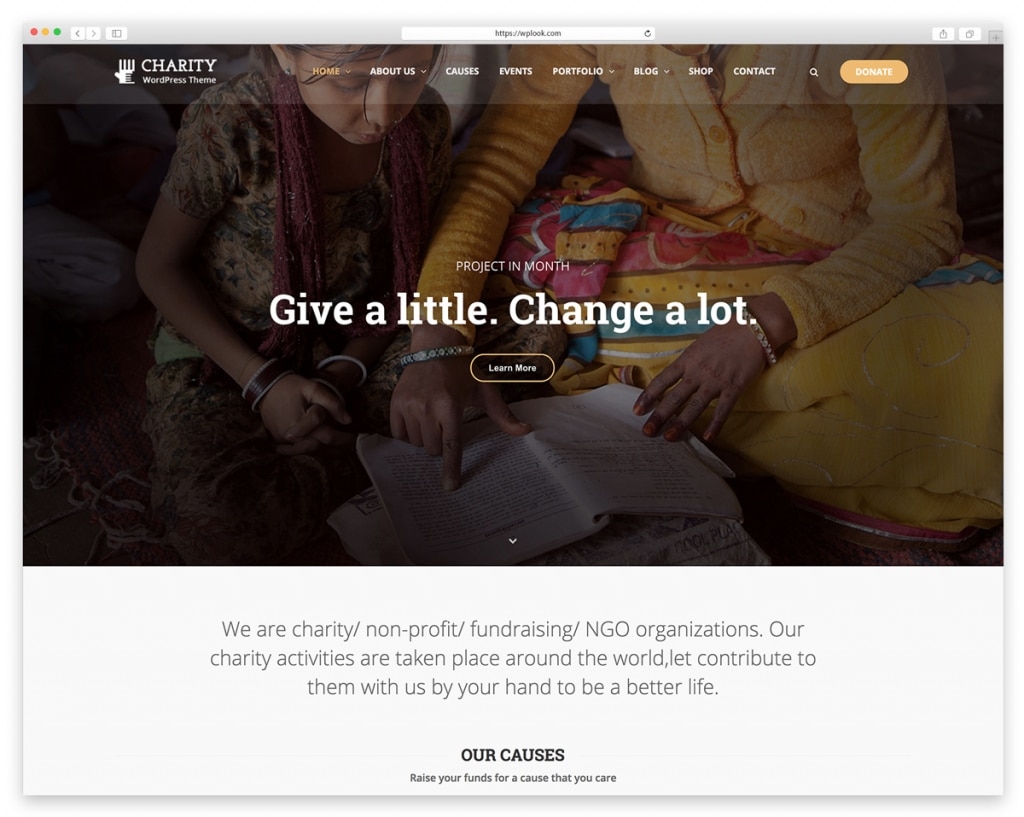 Charity WP Theme