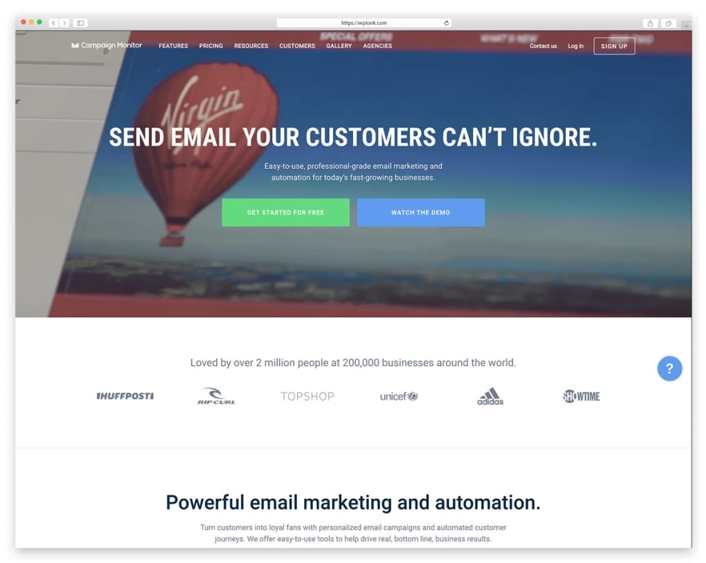 Campaign Monitor - Email Marketing Tool