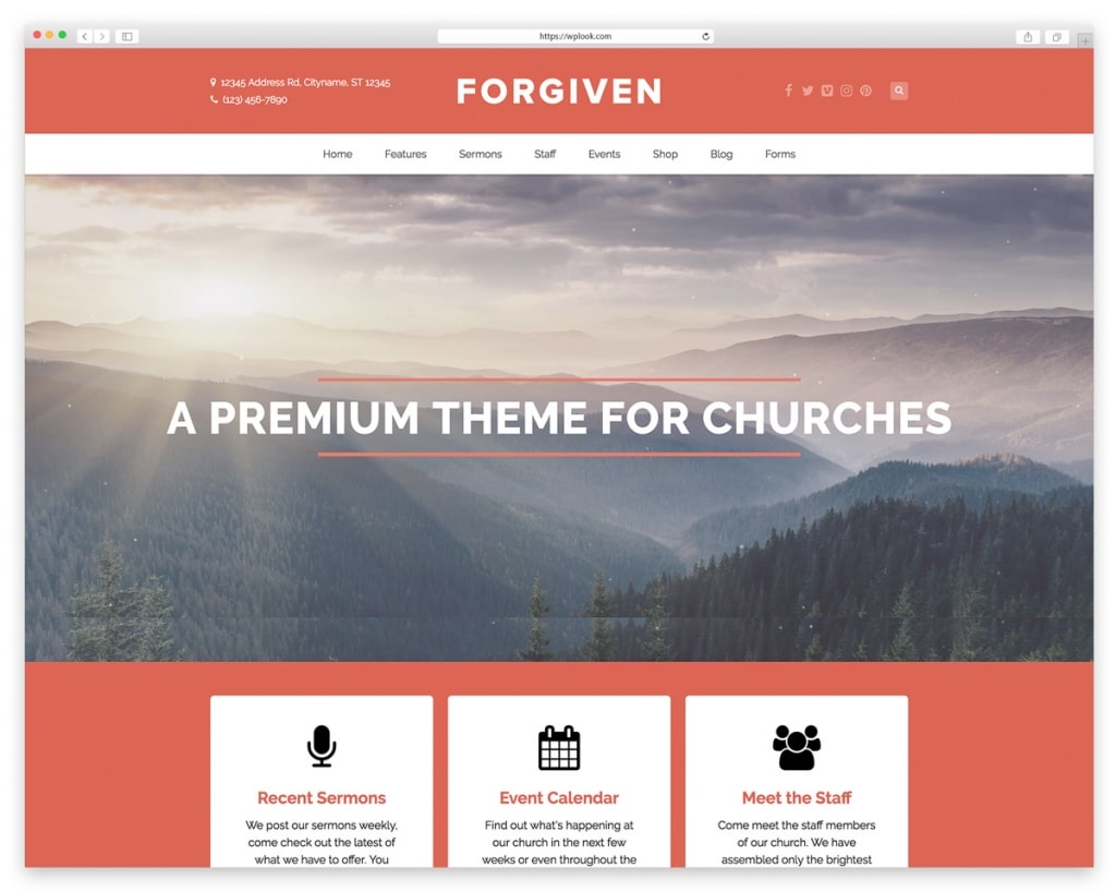 Forgiven WordPress Islamic themes