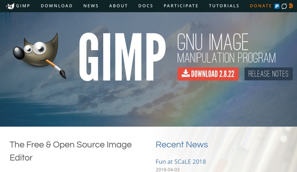 gnu image manipulation program tools