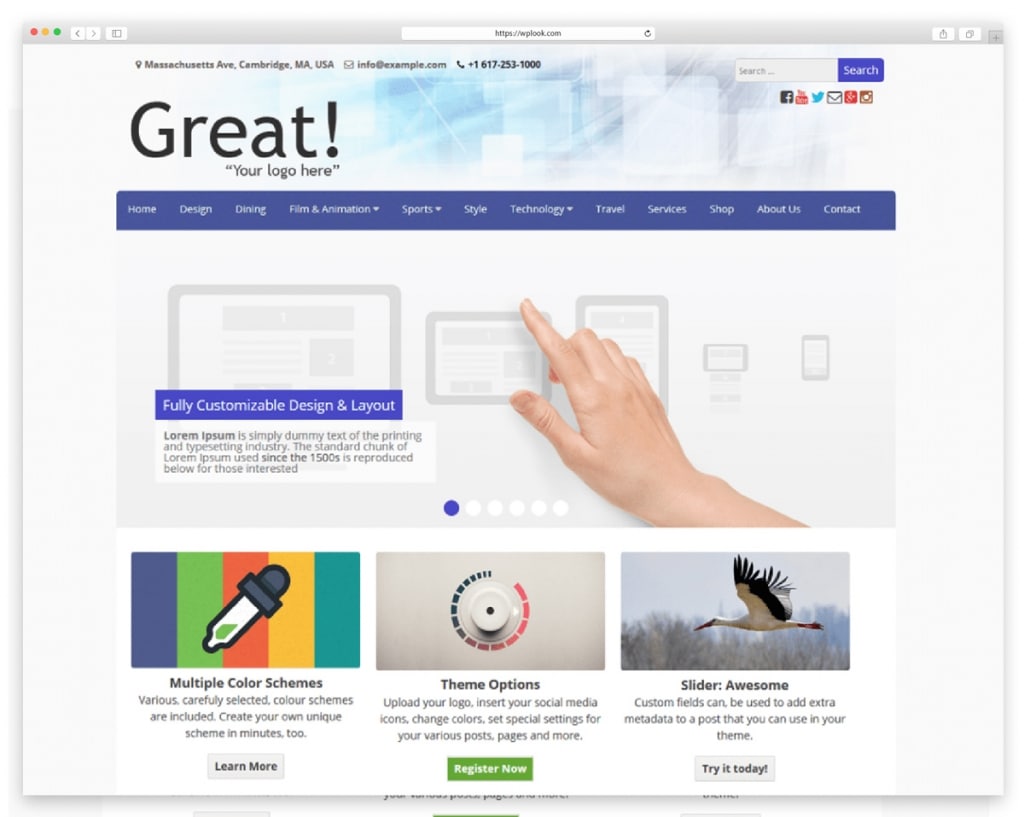 Great Free WordPress Theme