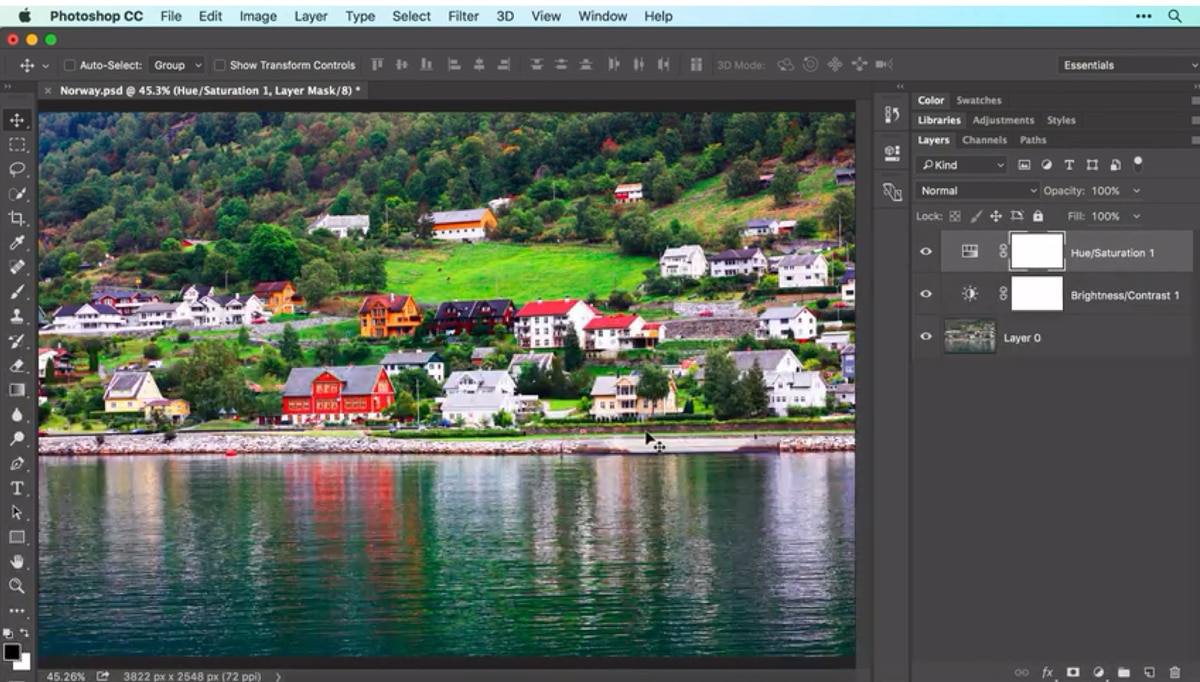 Adobe Photoshop image editing tool for web designers