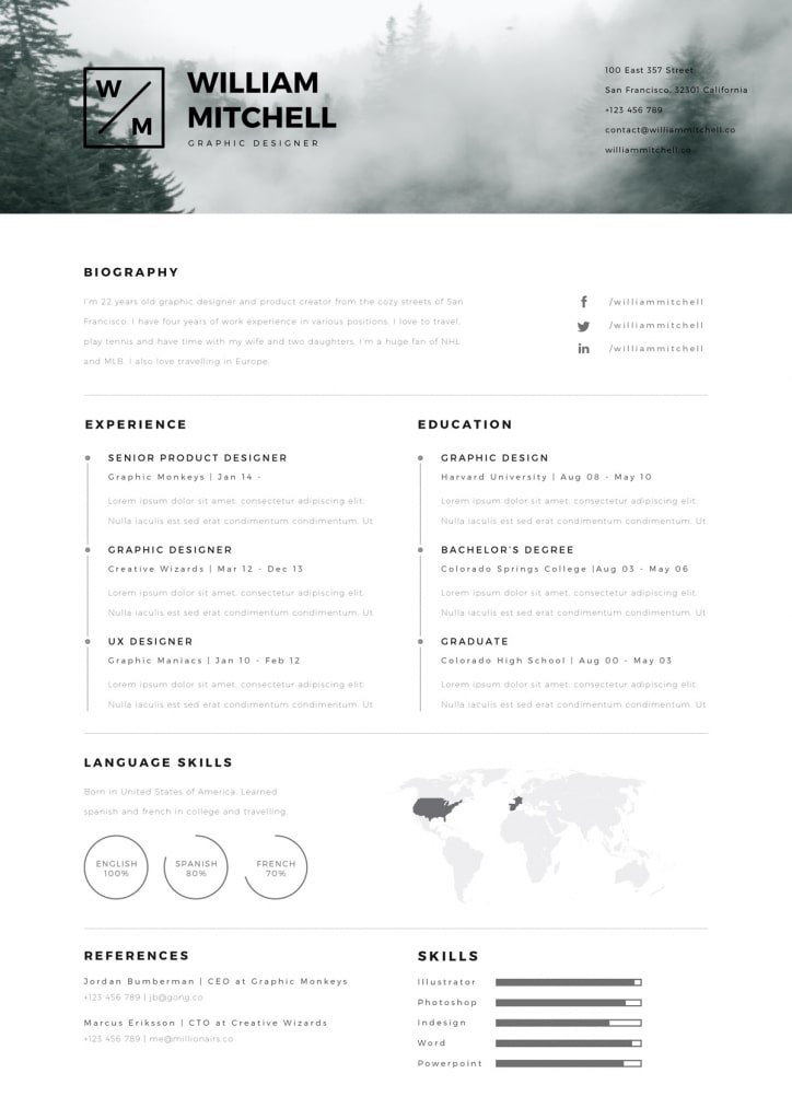 Mats-Peter Forss - Free Resume Template