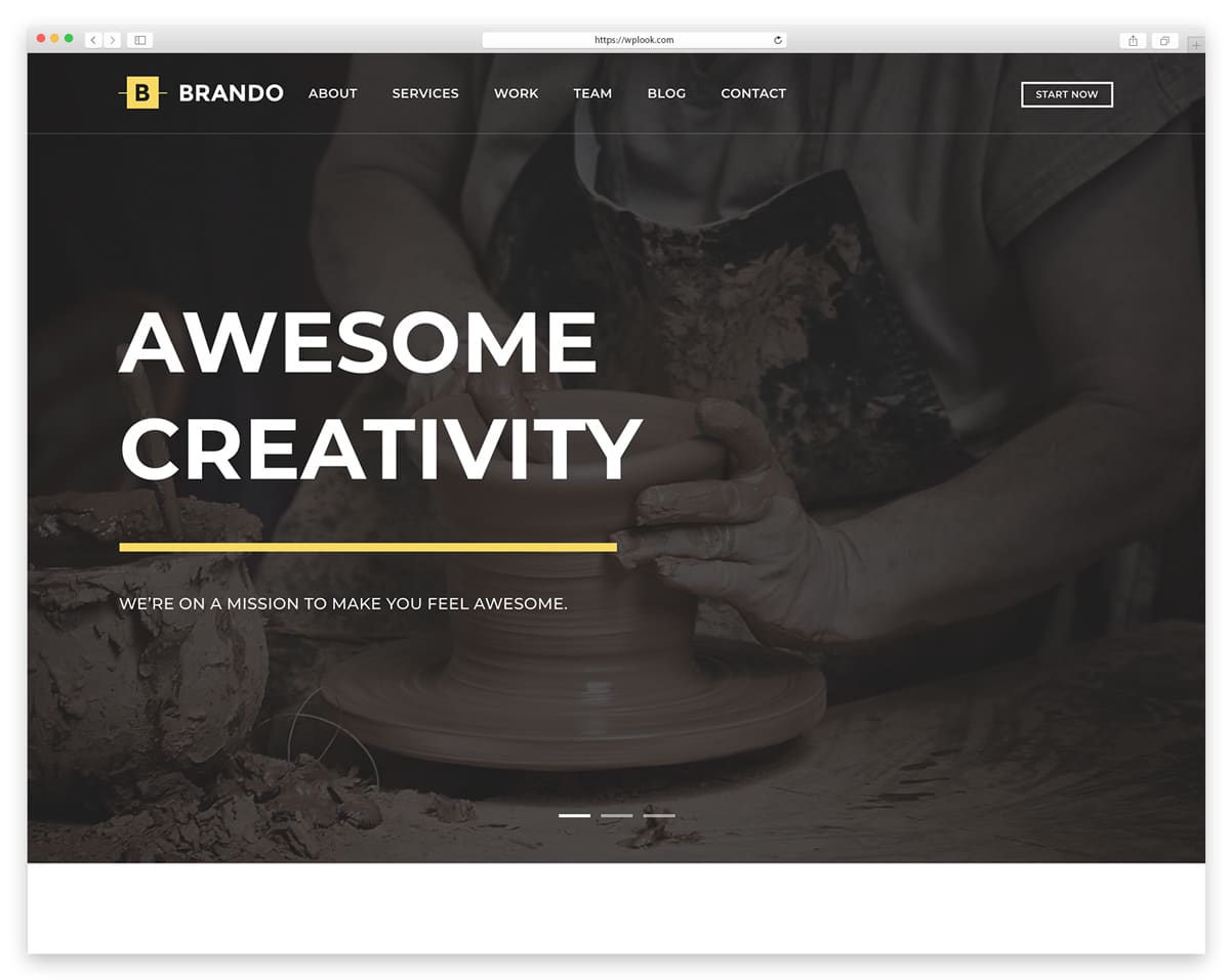 Brando - Multipurpose OnePage WordPress Theme