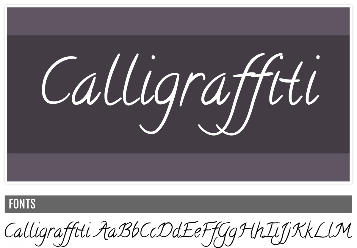 Calligraffiti - Handwritten Fonts