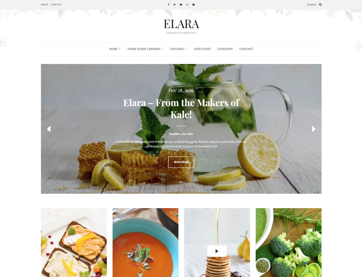 Elara - Free WordPress Theme