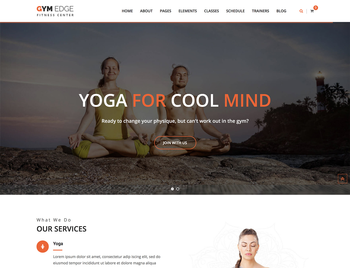 Gym Edge - Gym Fitness WordPress Theme