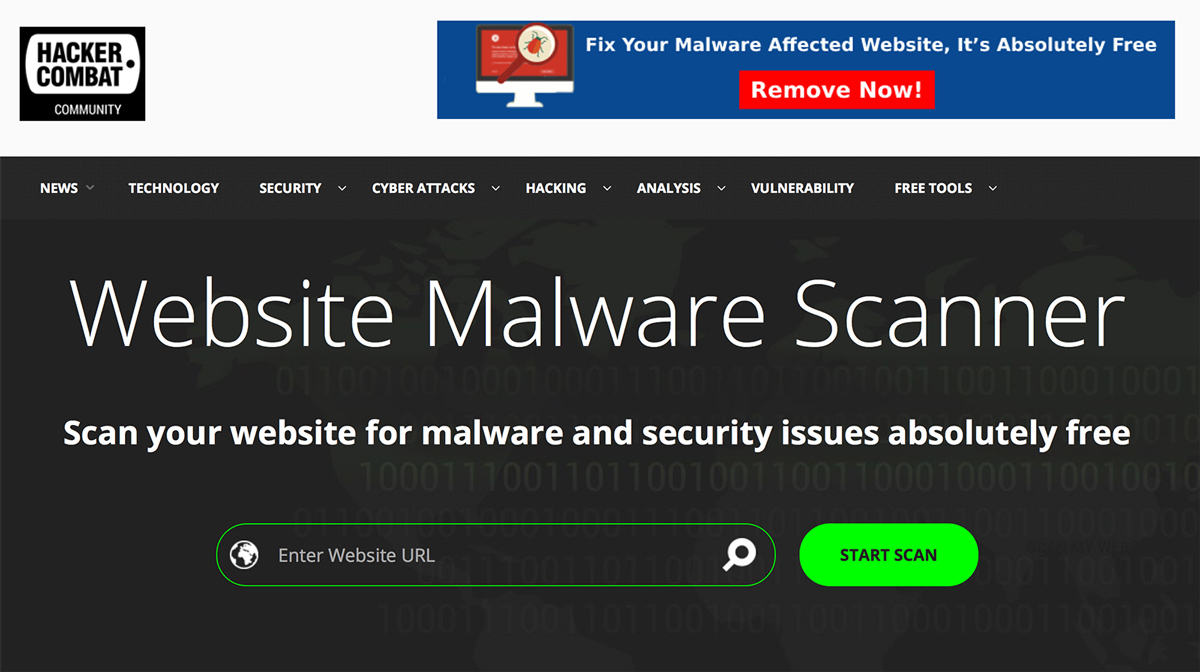 Hacker Combat - website security scan tools