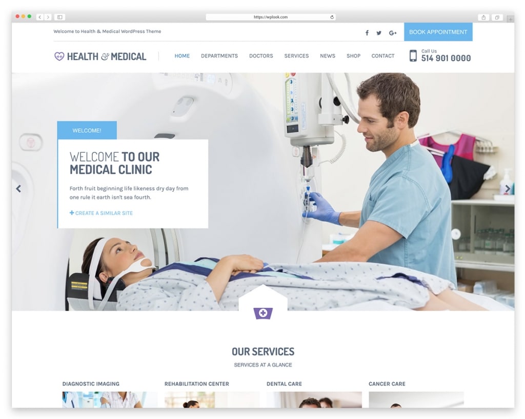 Health & Medical - WordPress Theme for Dentists