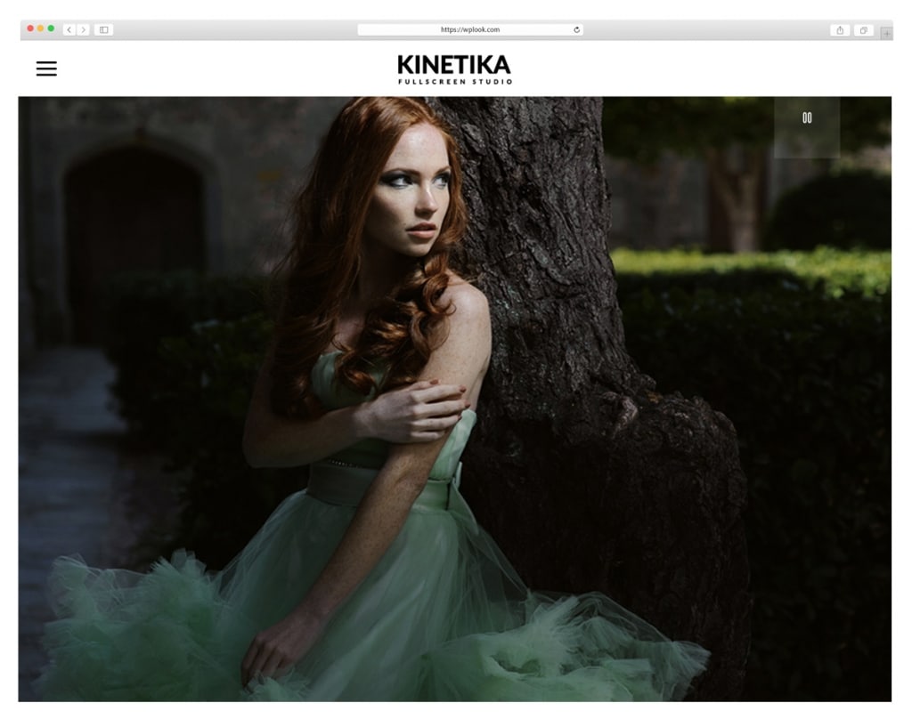 Kinetika - Fullscreen Photography Theme