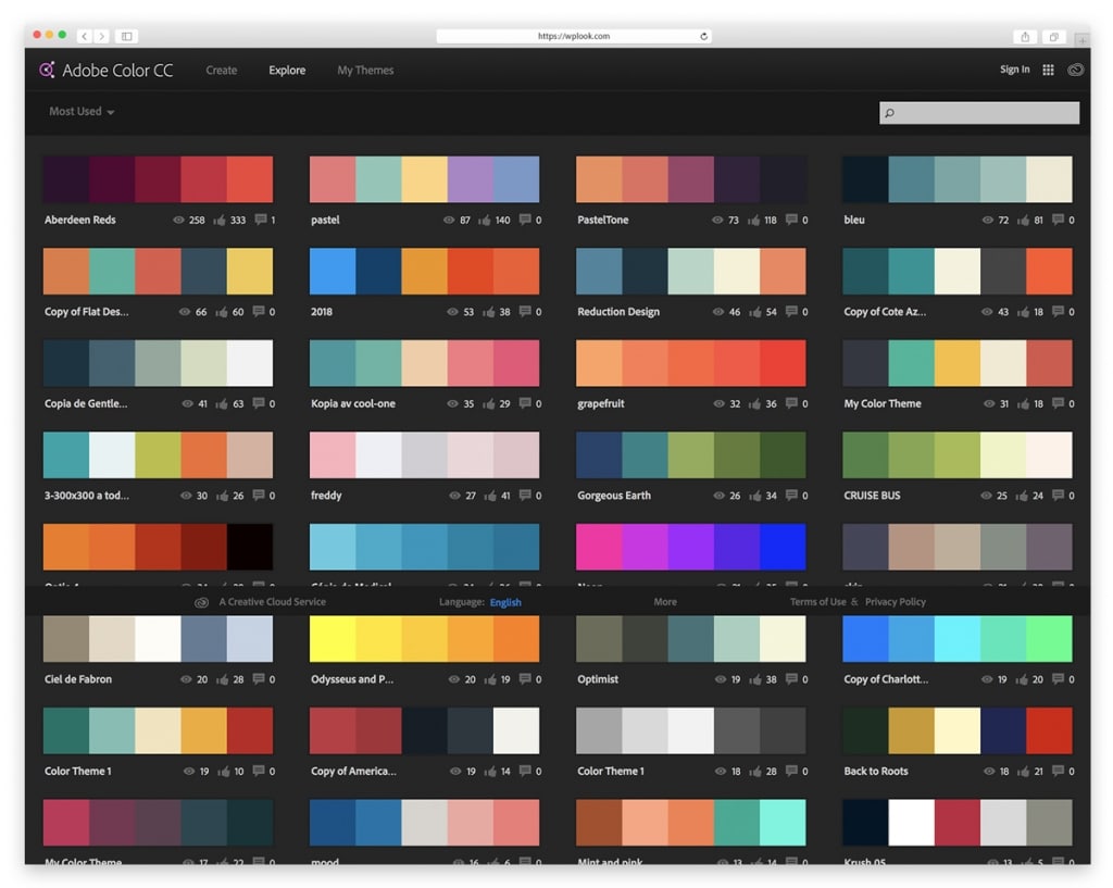website color scheme