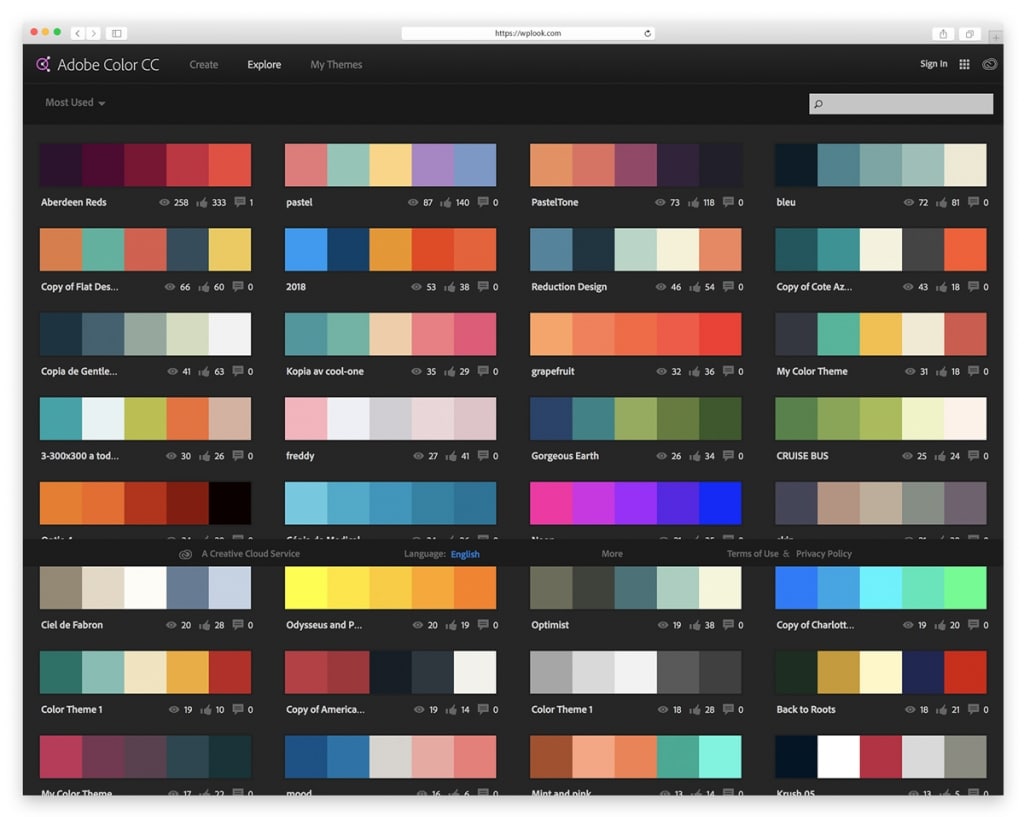 2025 Web Design Colors Aiyana Storm