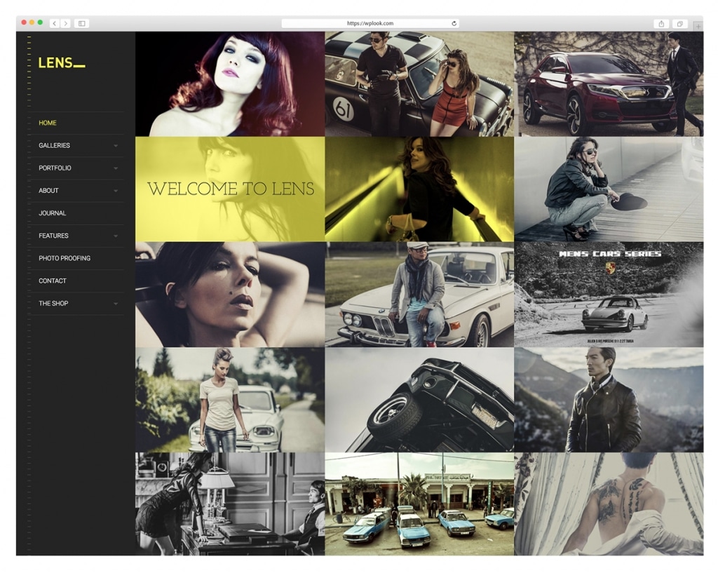 Lens - Photography WordPress Theme