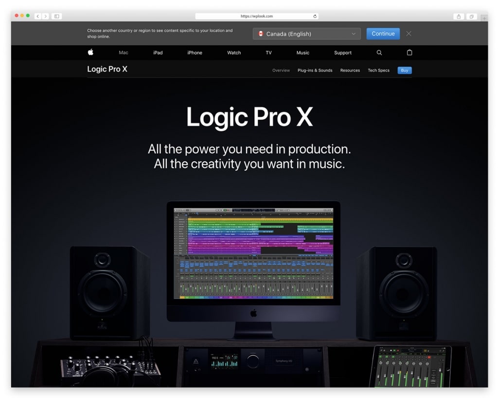 Logic Pro X - Audio Editing Software