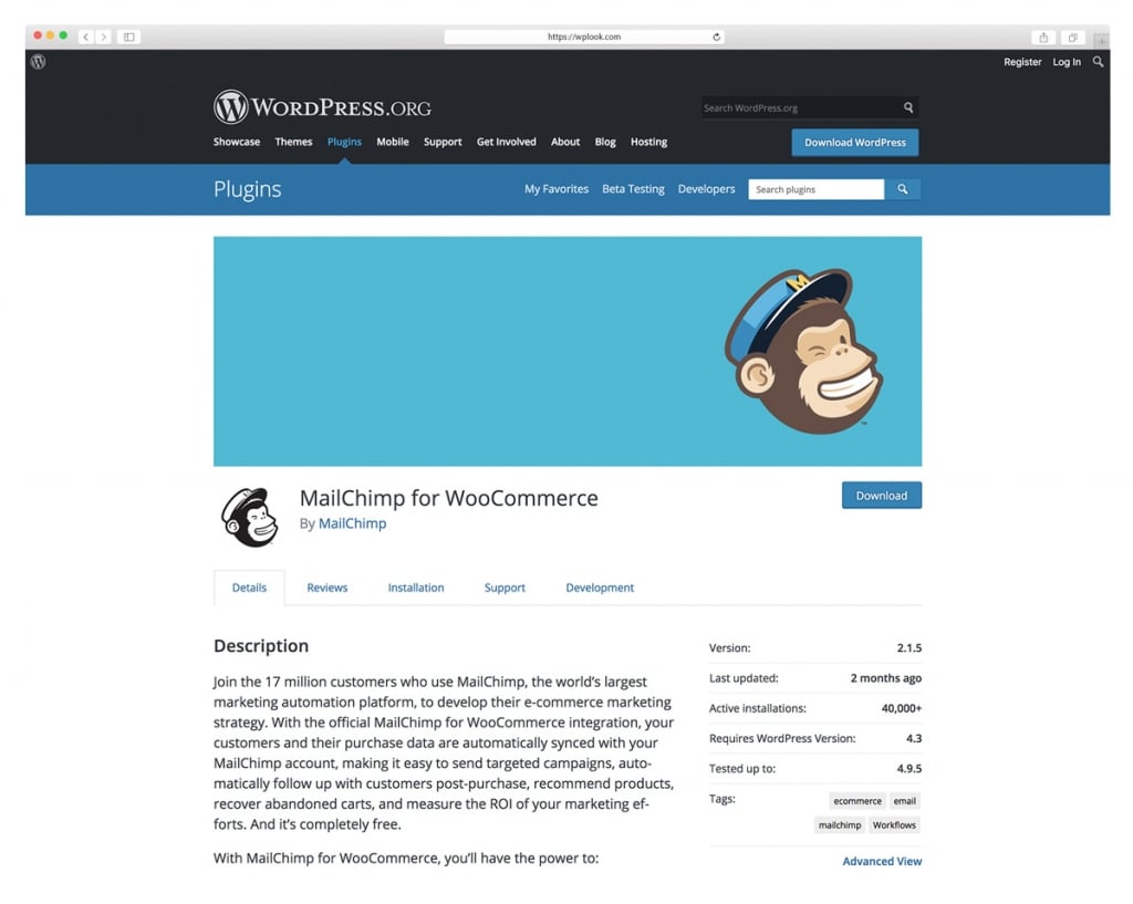 MailChimp Free WooCommerce Plugin