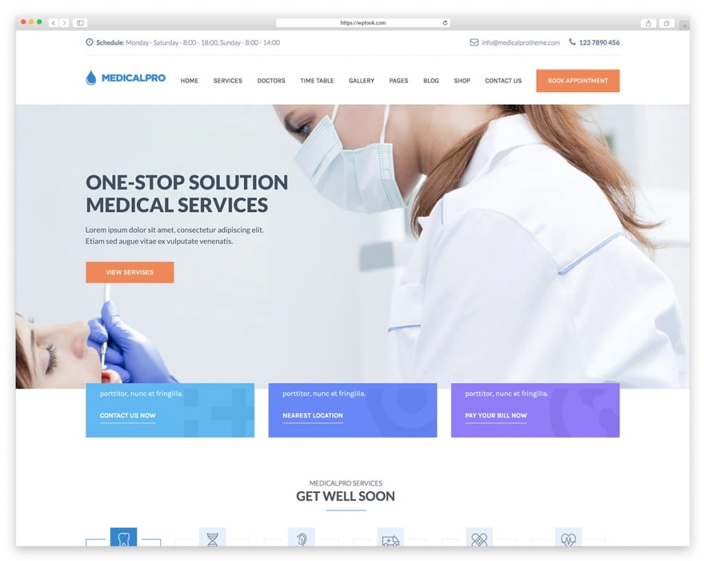 MedicalPro - Health and Medical WordPress Theme