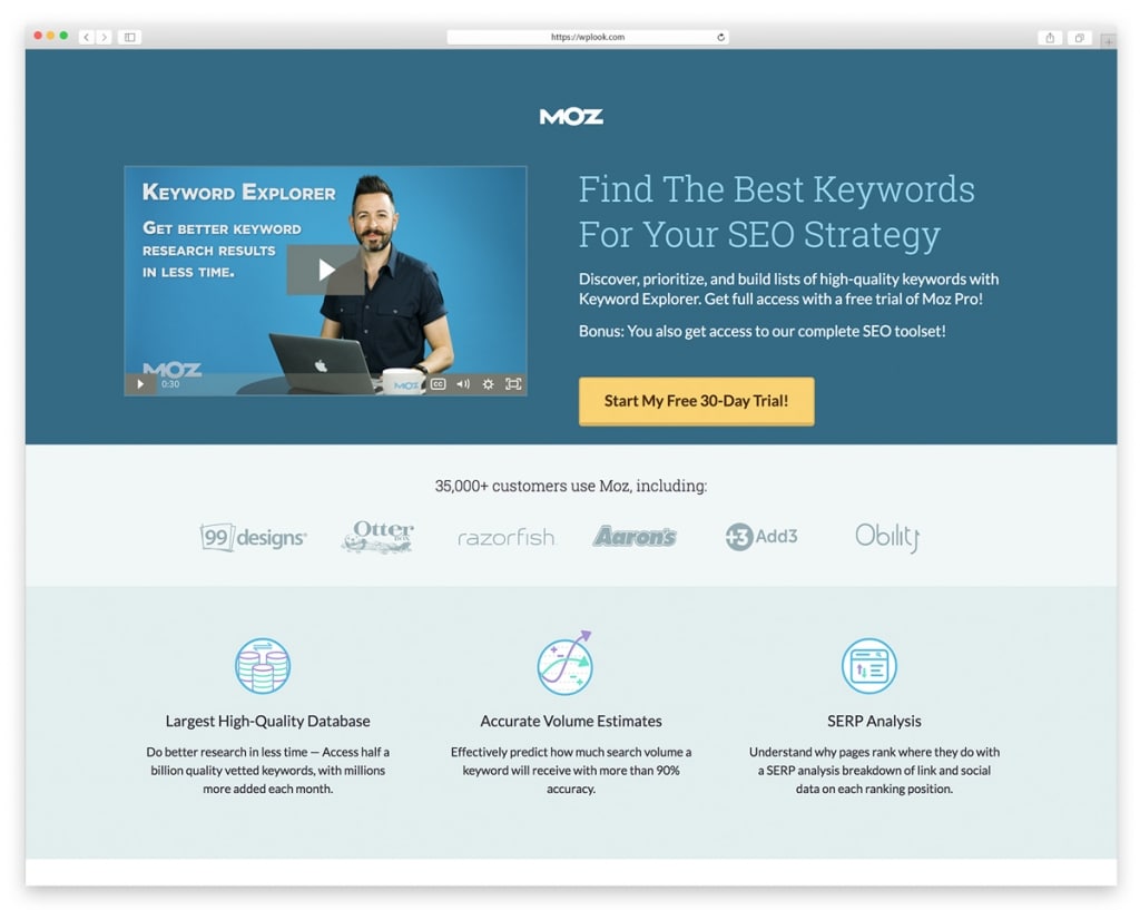 Moz Keyword Explorer