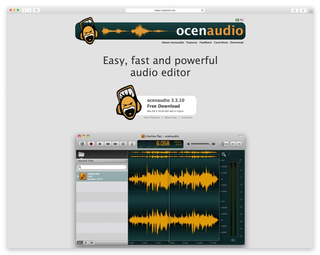 Oceanaudio - Easy, Fast and Powerful Audio Editor