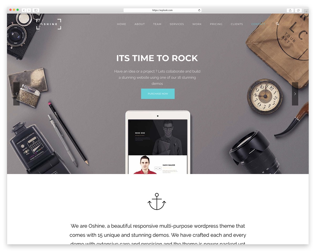 Oshine - Multipurpose Creative Theme