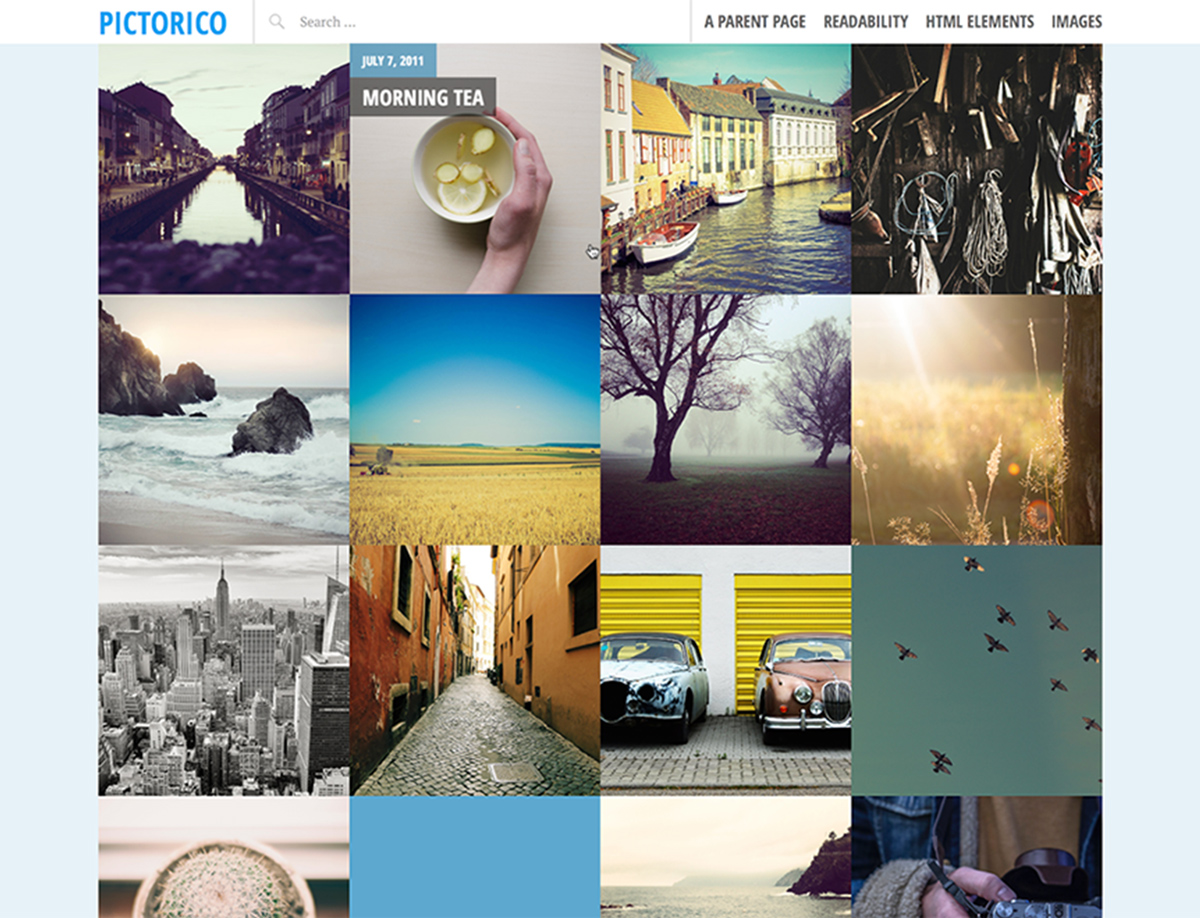 Pictorico - Free WordPress Theme for Travel