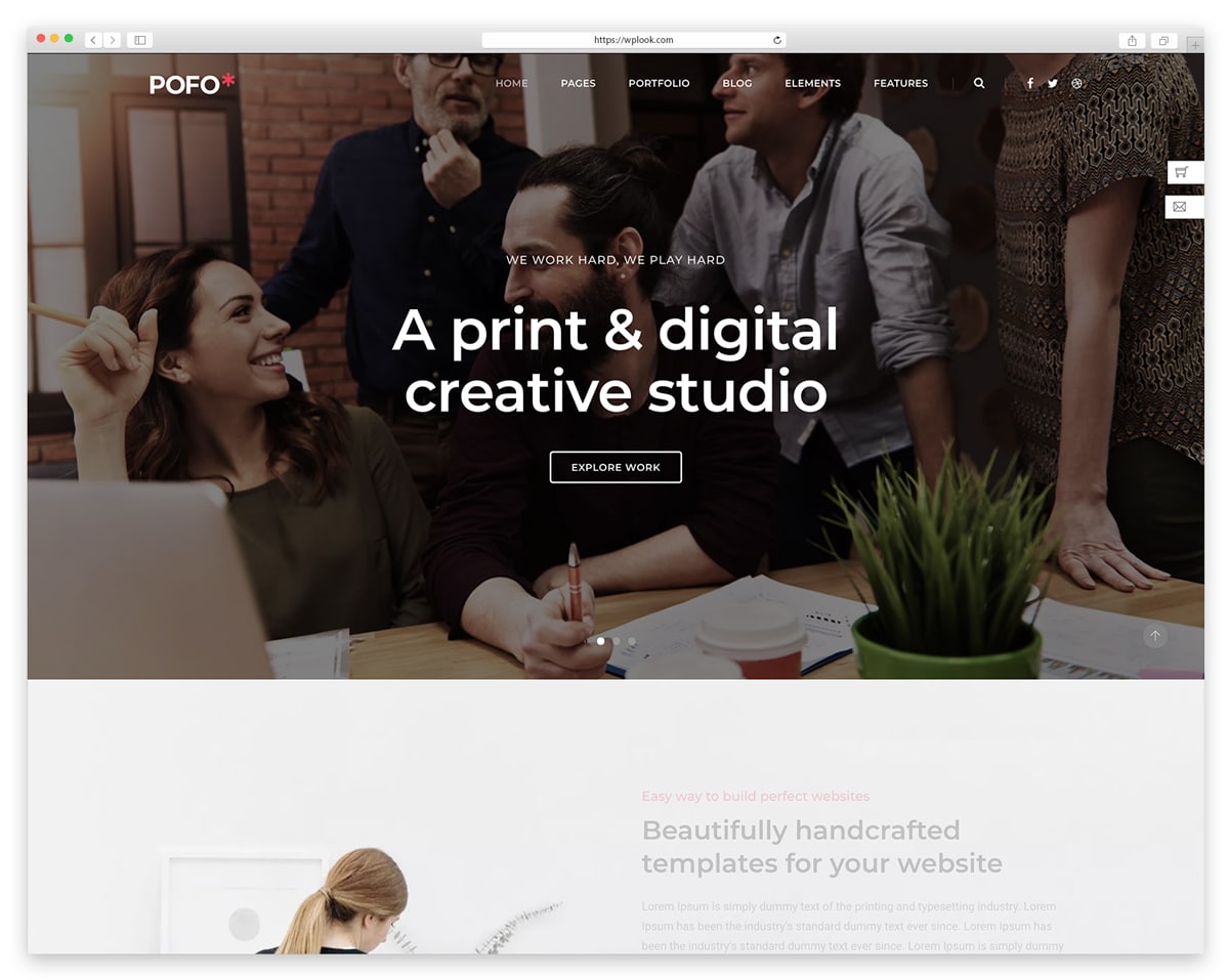 Pofo - Creative Portfolio WordPress Theme