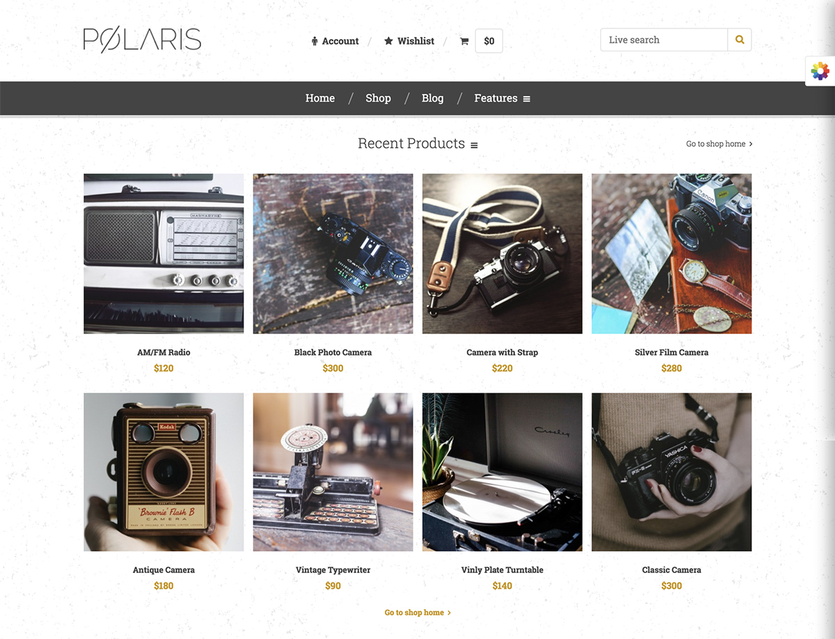 Polaris — Minimal & Powerful Multipurpose WooCommerce Theme