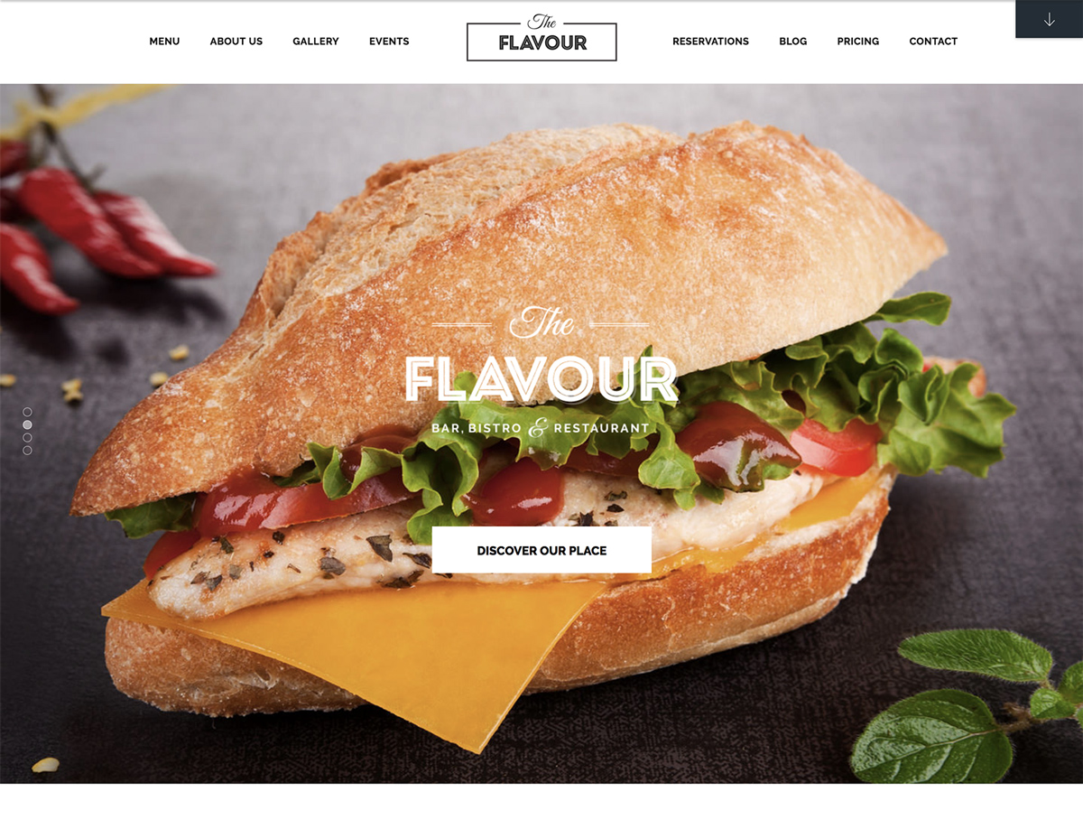 The Flavour - Restaurant WordPress Theme