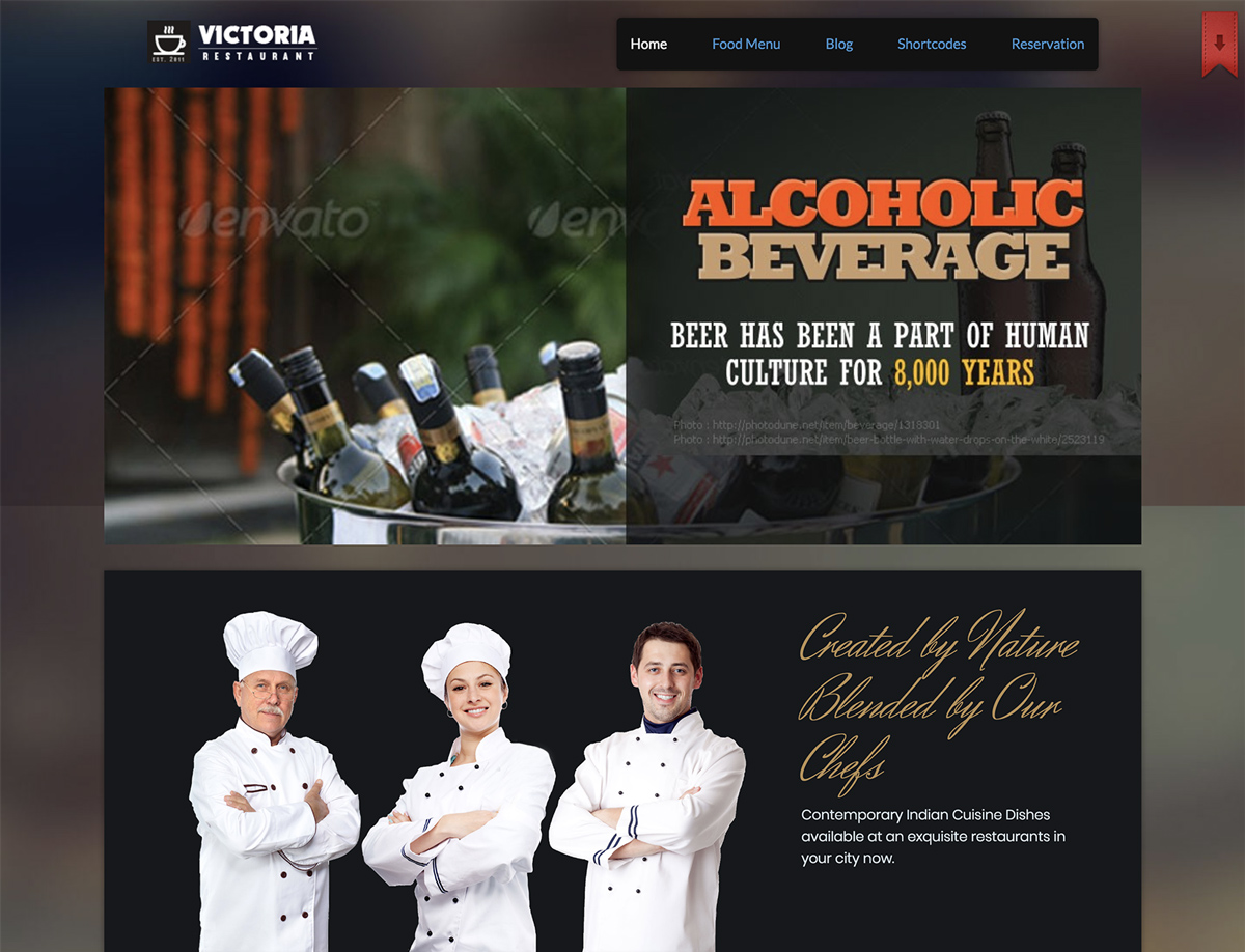 wordpress restaurant themes