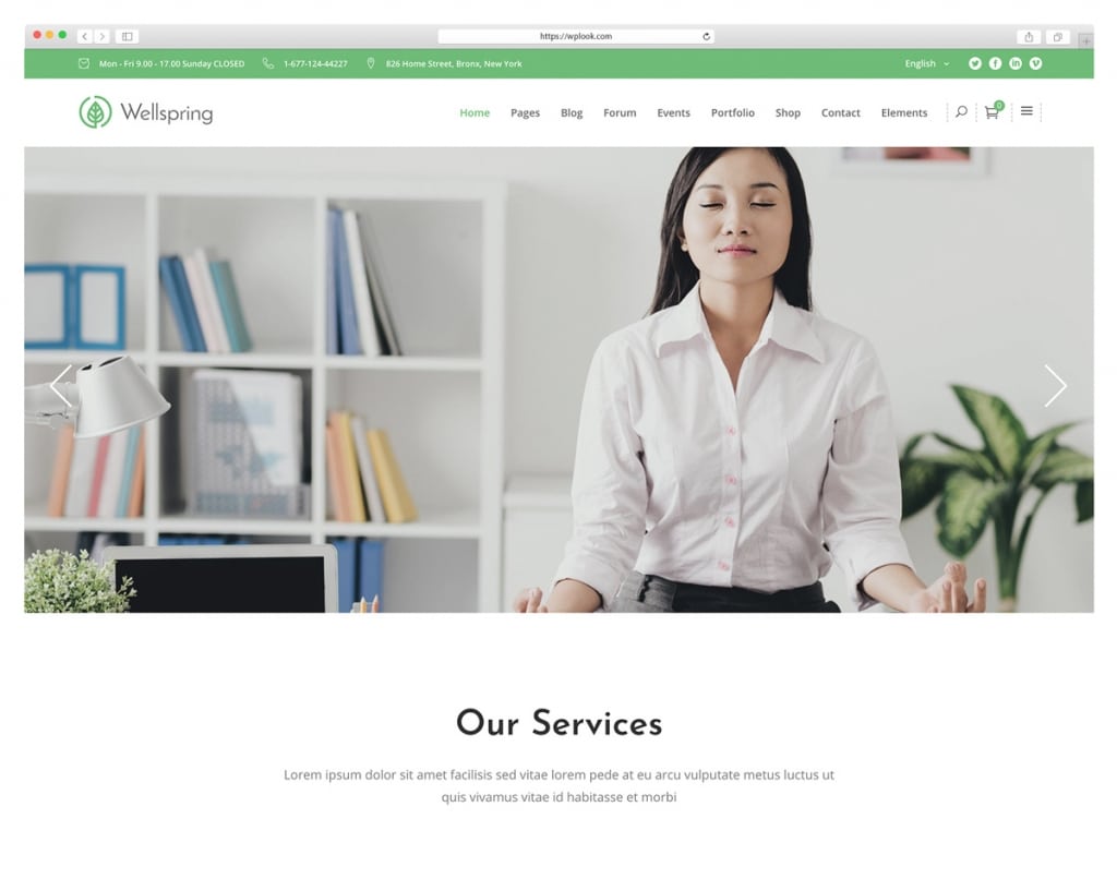 Wellspring - A Health, Lifestyle & Wellness Theme