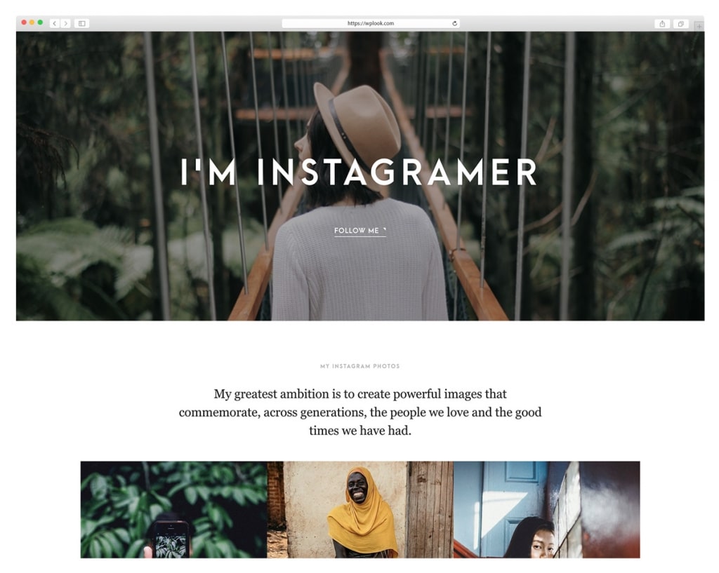 Whizz - WordPress Theme for Photography